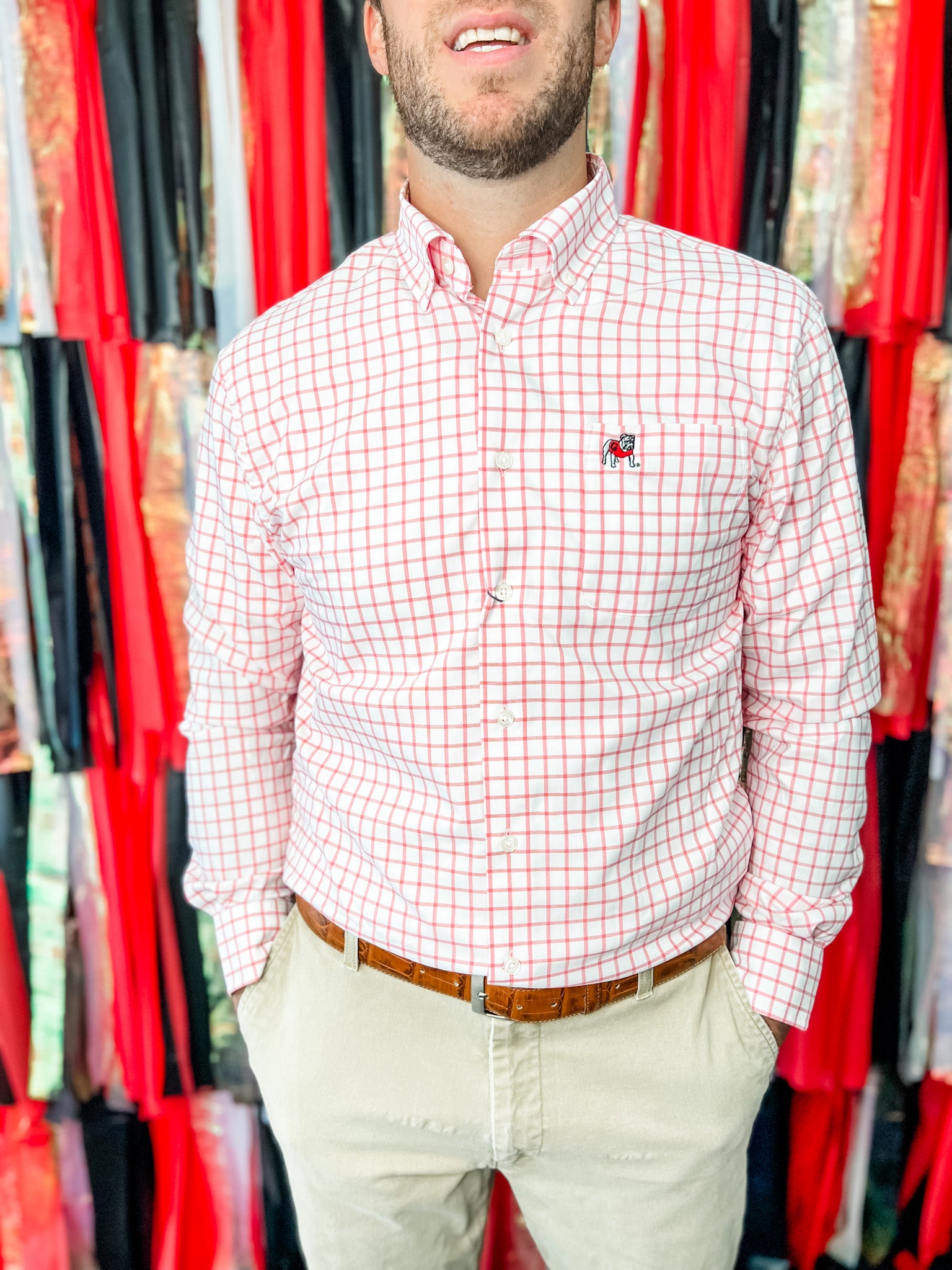 Signor Button Down in Red | Johnnie-O