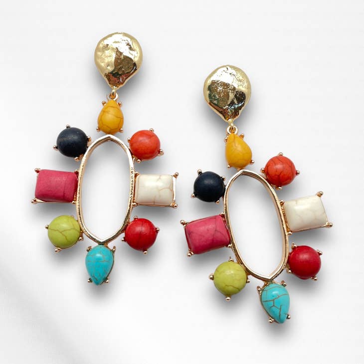 Phoebe Multi Colored Earrings